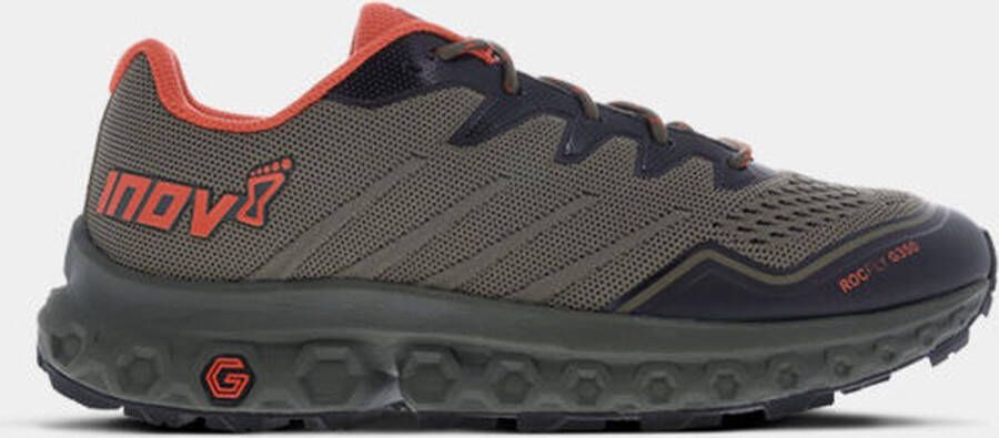 Inov-8 Rocfly G 350 Heren Olive Orange Wandelschoenen