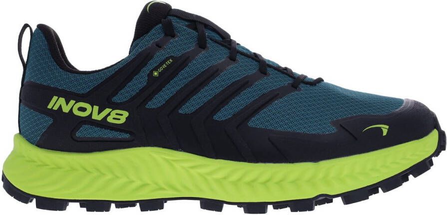 Inov-8 Roclite GTX Heren Dark Ocean Black Lime Wandelschoenen Wide fit