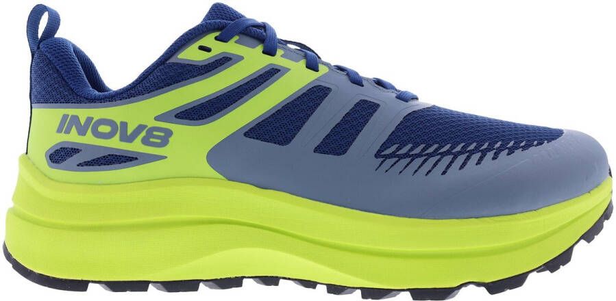 Inov-8 TrailFly Max Heren Blue Lime Black Trailrunning schoenen Wide fit
