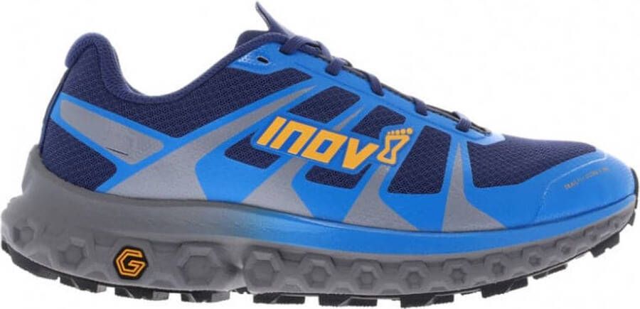 Inov-8 TrailFly Ultra G 300 Max Heren Blue Grey Nectar Trailrunschoenen