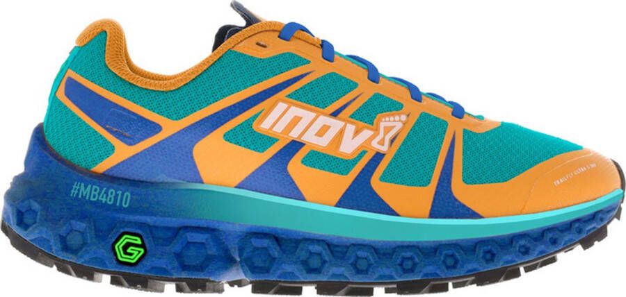 Inov-8 TrailFly Ultra G 300 Max Heren Teal Nectar Blue Trailrunschoenen