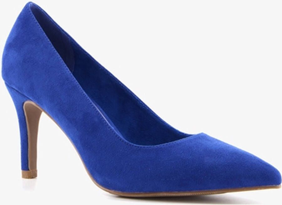 Into Forty Six dames pumps kobalt blauw