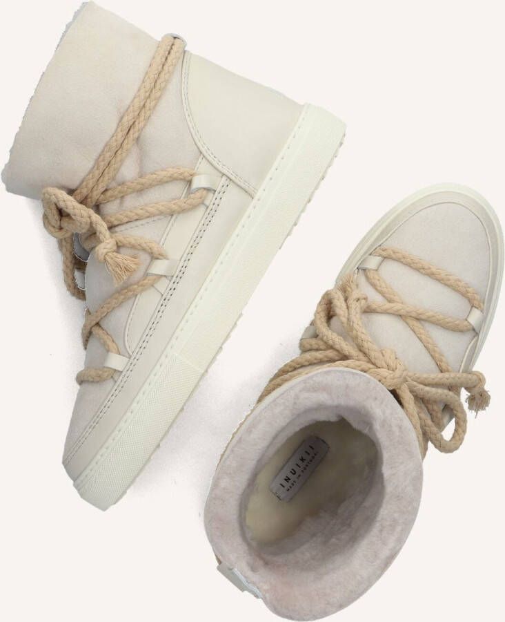 INUIKII Vachtlaarzen Dames Classic Maat: 36 Materiaal: Suèdelook Kleur: Wit