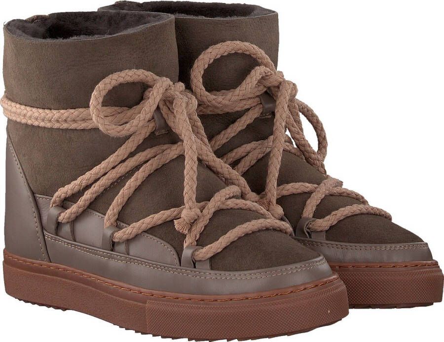 INUIKII Enkellaarsjes Dames Outdoor Snowboots Damesschoenen Suède Classic Sneaker Beige - Foto 2