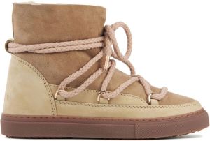 INUIKII Enkellaarsjes Dames Outdoor Snowboots Damesschoenen Nubuck Classic nabuck Taupe