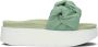 INUIKII Slippers Dames Fjord Flower Platform Maat: 41 Materiaal: Textiel Kleur: Groen - Thumbnail 2