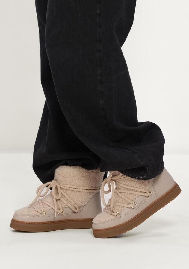 INUIKII Curly Laarzen Textiel Dames Beige - Foto 6