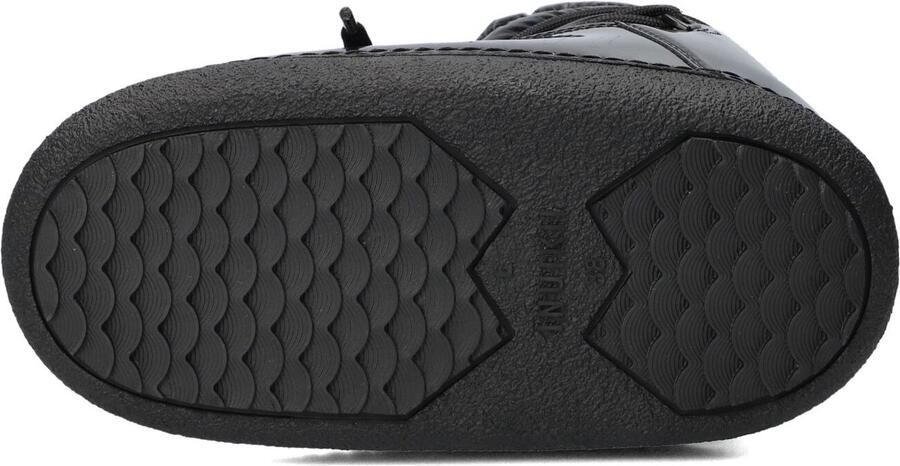 INUIKII Snowboots Dames Mountain Metallic Textiel Zwart