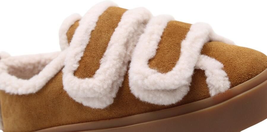 Inuikii Women's Shearling Low VC Sneakers bruin beige