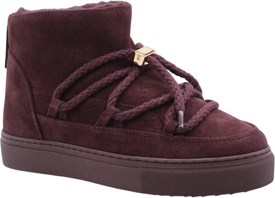 Inuikii Bourgondische Winter Stijlvolle Lage Laarzen