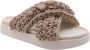 Inuikii Stijlvolle Sliders voor Dagelijks Comfort Beige Dames - Thumbnail 1