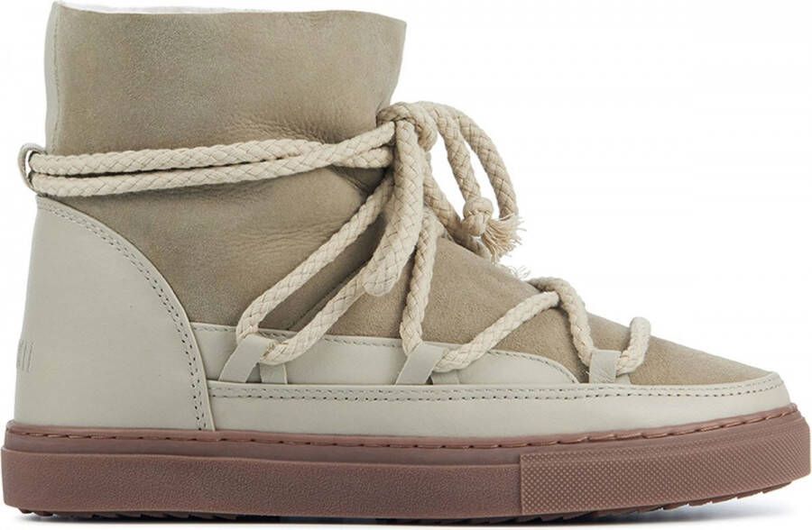 INUIKII Enkellaarsjes Dames Outdoor Snowboots Damesschoenen Suède Classic Sneaker Beige - Foto 8