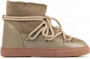 INUIKII Enkellaarsjes Dames Outdoor Snowboots Damesschoenen Suède Classic Sneaker Taupe