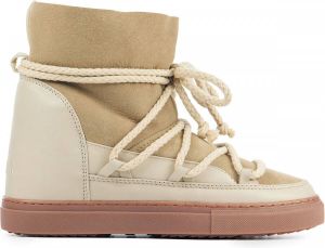 INUIKII Enkellaarsjes Dames Outdoor Snowboots Damesschoenen Suède Classic Wedge Beige