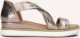 Inuovo Bronzen Leren Sandalen Stijlvol Model Brown Dames - Thumbnail 2