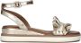 Inuovo 113061 Sandalen Met Sleehak Dames Goud - Thumbnail 2
