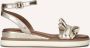 Inuovo 113061 Sandalen Met Sleehak Dames Goud - Thumbnail 2