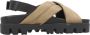 Inuovo Flat Sandals Brown Dames - Thumbnail 1