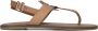 Inuovo Bruine Leren Sandalen Stijlvol Comfortabel Brown Dames - Thumbnail 2
