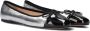 Inuovo Zilveren Ballerina's met Zwarte Detail Gray Dames - Thumbnail 2