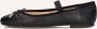 Inuovo Zwarte Leren Ballerina's Black Dames - Thumbnail 2