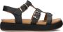 Inuovo A96046 Sandalen Dames Zwart - Thumbnail 2
