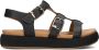 Inuovo A96046 Sandalen Dames Zwart - Thumbnail 2