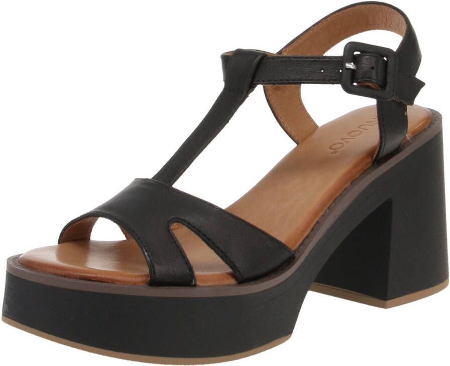 Inuovo A97003 Sandalen Damesschoenen Sandalen Zwart