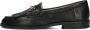 Inuovo Zwarte leren loafers B01002 Black Dames - Thumbnail 2