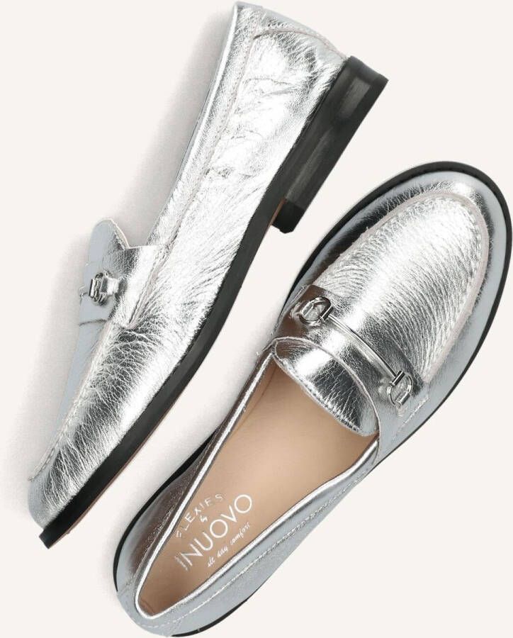 Inuovo B01004 Loafers Dames Instappers Zilver