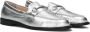 Inuovo Zilveren Leren Loafers B01004 Gray Dames - Thumbnail 8