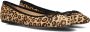 Inuovo Bruine Ponyhair Ballerina's Multicolor Dames - Thumbnail 2