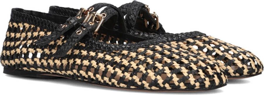 Inuovo D47001 Ballerina's Dames Zwart