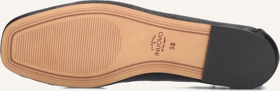 Inuovo Zwarte Ballerina's met Enkelbandje Black Dames - Foto 2