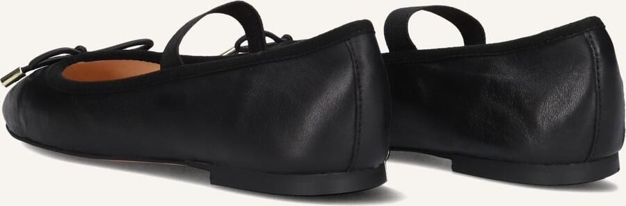 Inuovo Zwarte Leren Ballerina's Black Dames - Foto 3