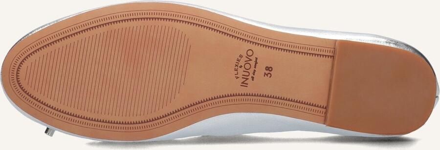 Inuovo Zilveren Ballerina's met Strikdetail Gray Dames - Foto 2