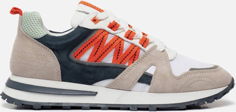 Invinci Sneakers wit Suede