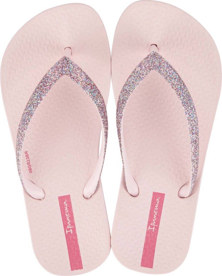 Ipanema Anatomic Lolita teenslippers met glitters lichtroze Meisjes Rubber 25 26 - Foto 2