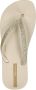 Ipanema Anatomic Lolita teenslippers met glitters beige goud Meisjes Rubber 25 26 - Thumbnail 9