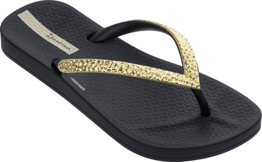 Ipanema Anatomic Mesh Kids Slippers Junior Black Gold