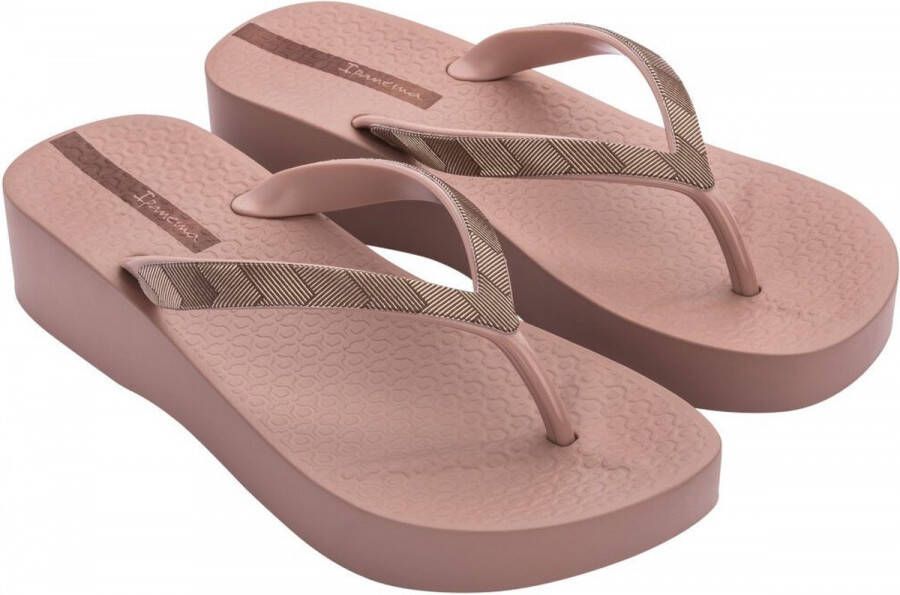 Ipanema Anatomic Mesh Plateau Slippers Dames Pink
