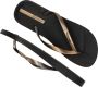Ipanema Anatomic Shine teenslippers zwart goud - Thumbnail 4