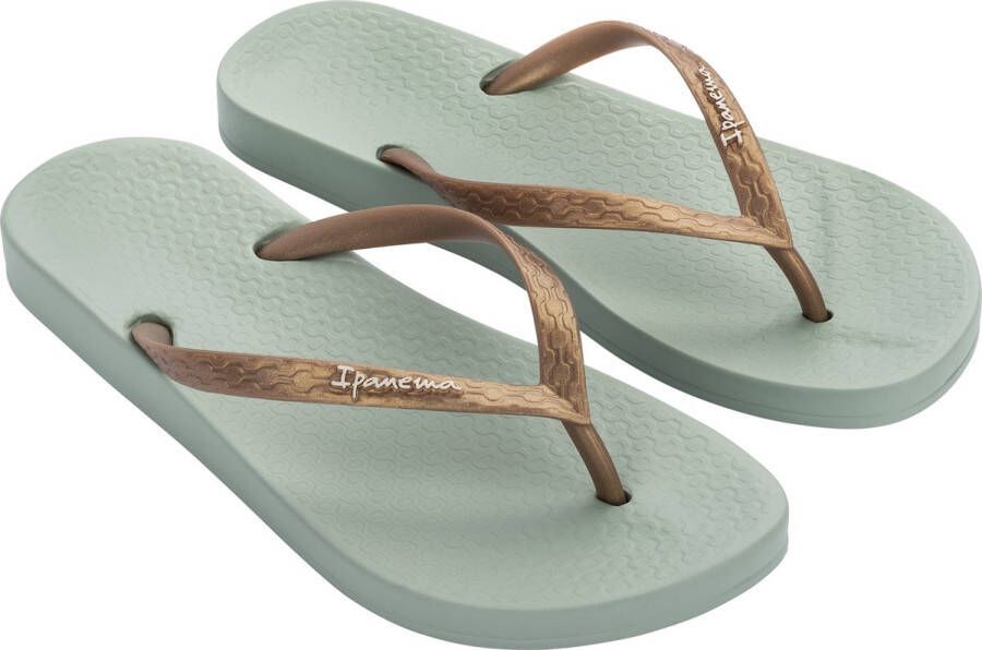 Ipanema Anatomic Tan Dames Slippers Green