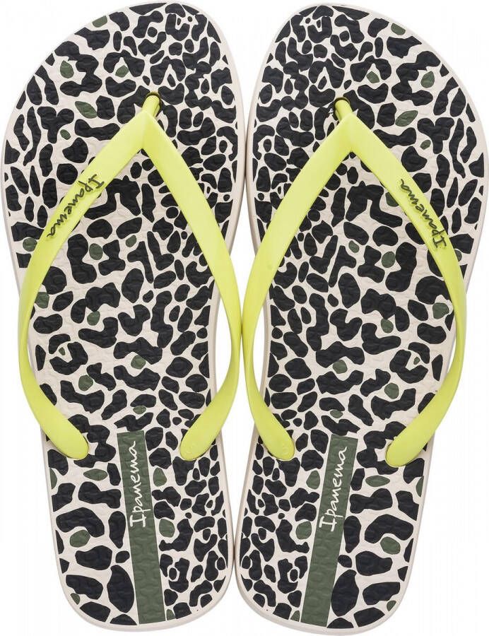 Ipanema Animal Print slipper voor dames beige yellow