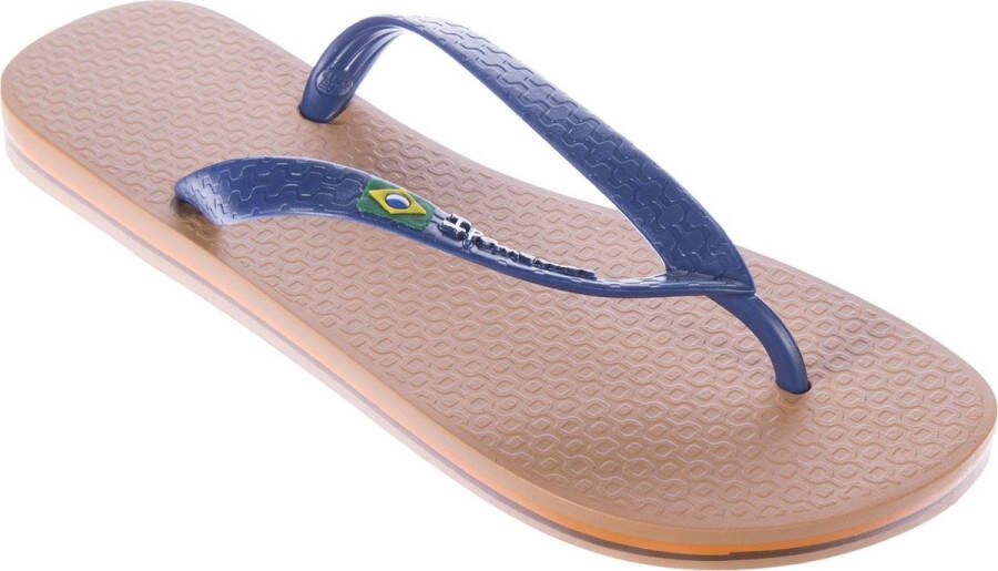 Ipanema Classic Brasil II Slippers Unisex bruin blauw