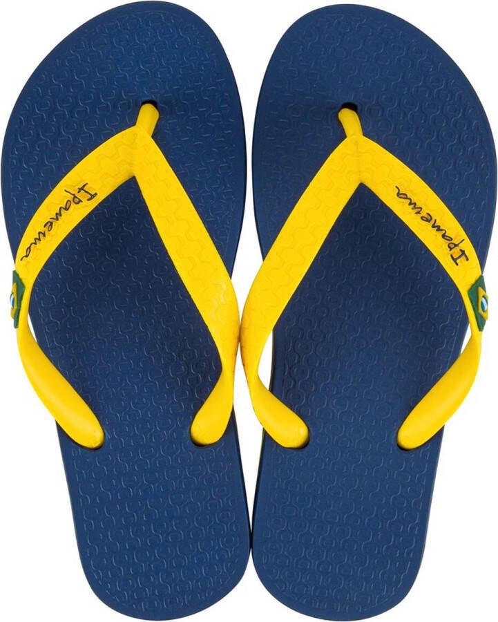 Ipanema Classic Brasil teenslippers geel blauw Rubber 29 30