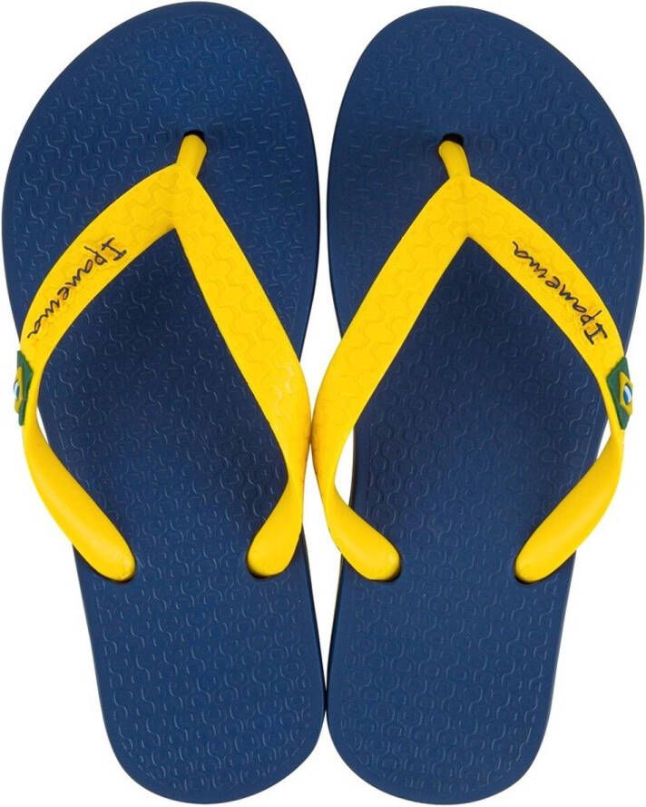 Ipanema Classic Brasil teenslippers geel blauw Rubber 29 30