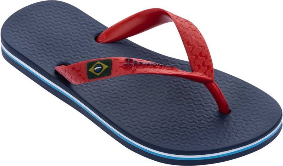 Ipanema Classic Brasil teenslippers blauw rood Jongens Meisjes Gerecycled materiaal (duurzaam) 31 32