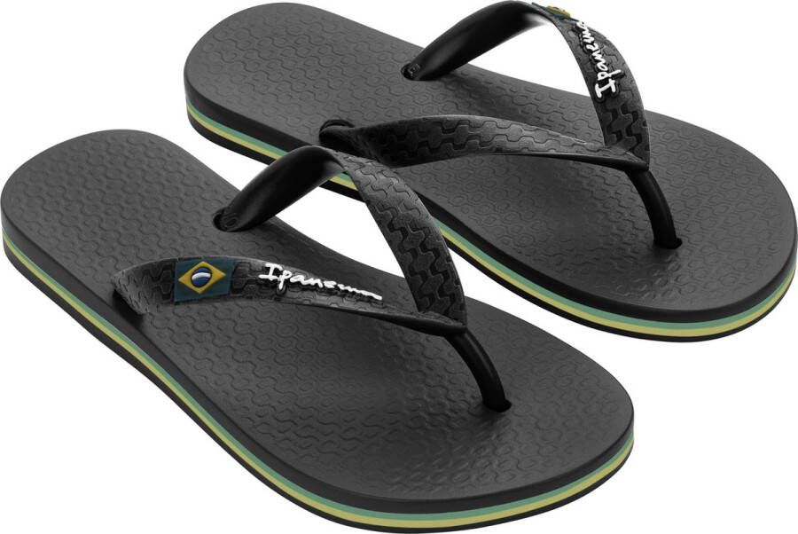 Ipanema Classic Brasil Kids Unisex Junior Slippers Black