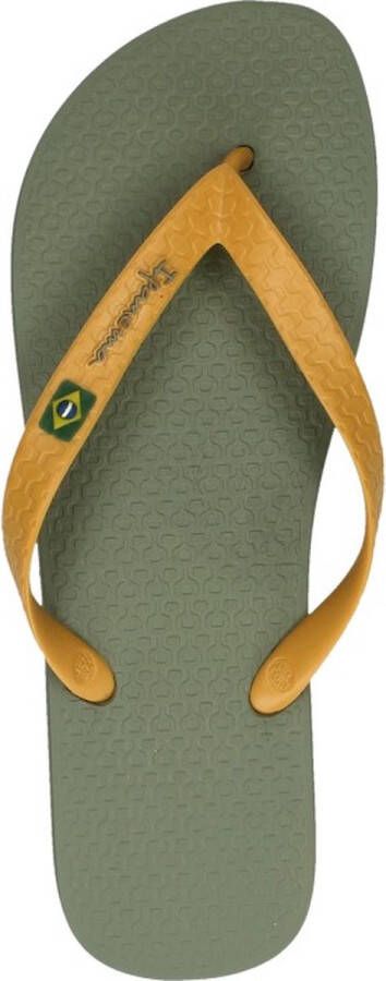 Ipanema Classic Brasil Men Slippers Heren Green Yellow - Foto 2